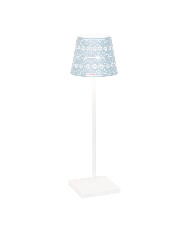 Zafferano Poldina Pro Wireless Lamp - White Snowflakes