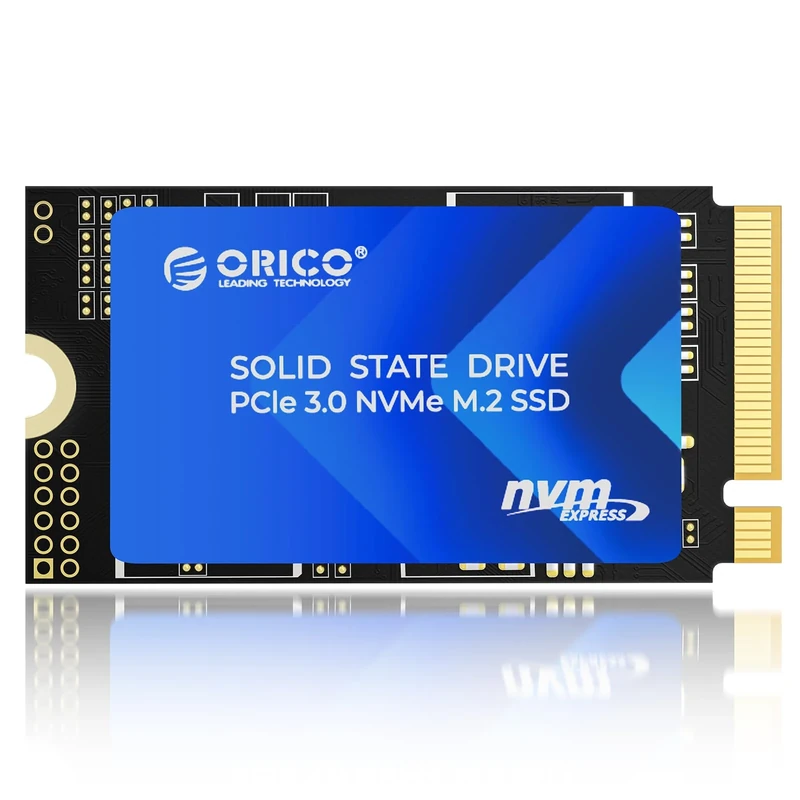 ORICO M.2 2242 NVMe SSD 512GB, PCIe 3.0 with 2800MB/s Read Speed, 3D NAND, Copper Heat Sink for Laptops, Mini PCs, IoT Devices, and DIY External Drives - J10-2242