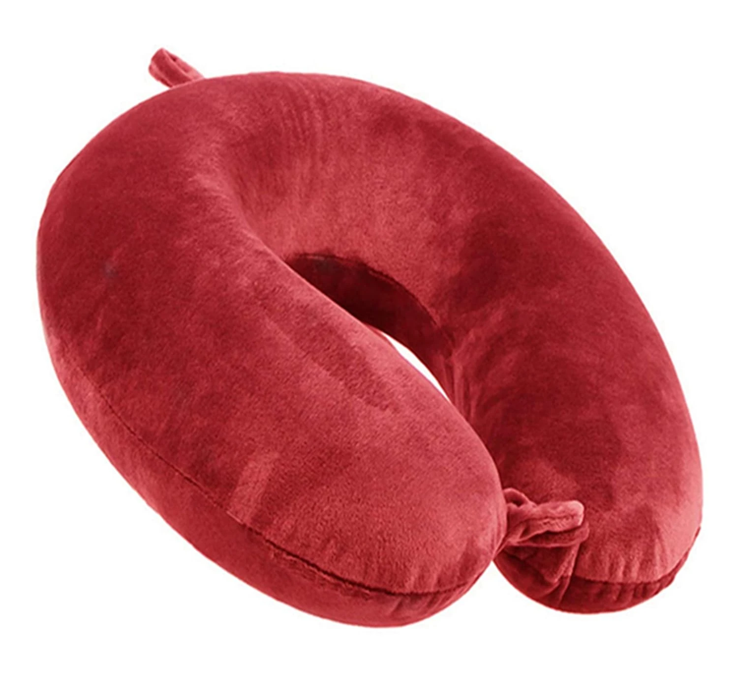 kierain Travel Pillow - Memory Foam Neck Pillow Support Pillow,Luxury Compact & Lightweight Quick Pack for Camping,Sleeping Rest Cushion (Red)