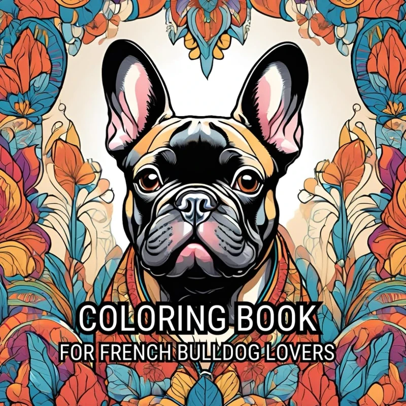 Charming French Bulldogs: Art of Relaxation and Serenity: Relax and Unleash Your Inner Artist