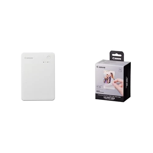 Selphy QX20 White + XC-60L vol 60 Colour Ink/Label Set - Image 1