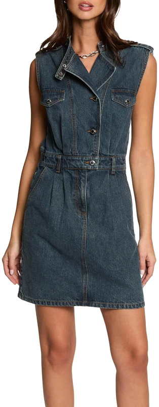 Morgan Women's 252-rnapa Dress, Denim Stone, 6 - Image 1