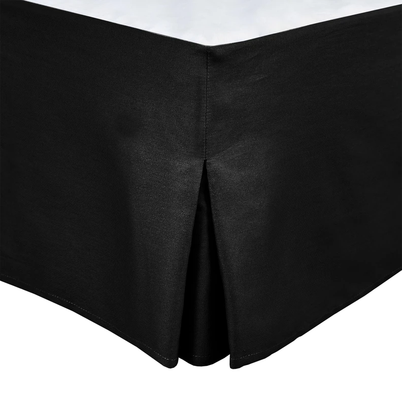 Bed Bumper Cover Bed Base 180 x 20 cm + 30 cm Black
