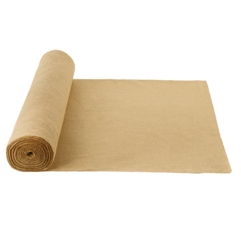 VEVOR Burlap Fabric Roll, 40” x 75 ft & 50 x 50 High Density Wide Natural Burlap Fabric Rolls, Jute Fabric Burlap Tree Wrap Roll, for Decor, Crafts, Wedding, Gardening, Plant & Tree Winter Covering