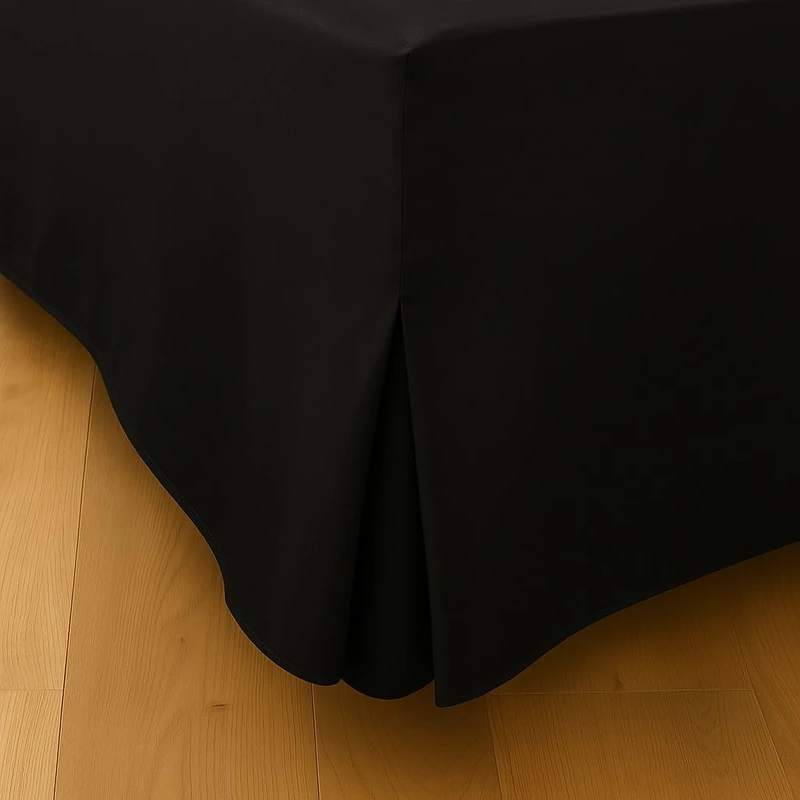 Bed Bumper Cover Bed Base 160 x 20 cm + 30 cm Black - Image 1