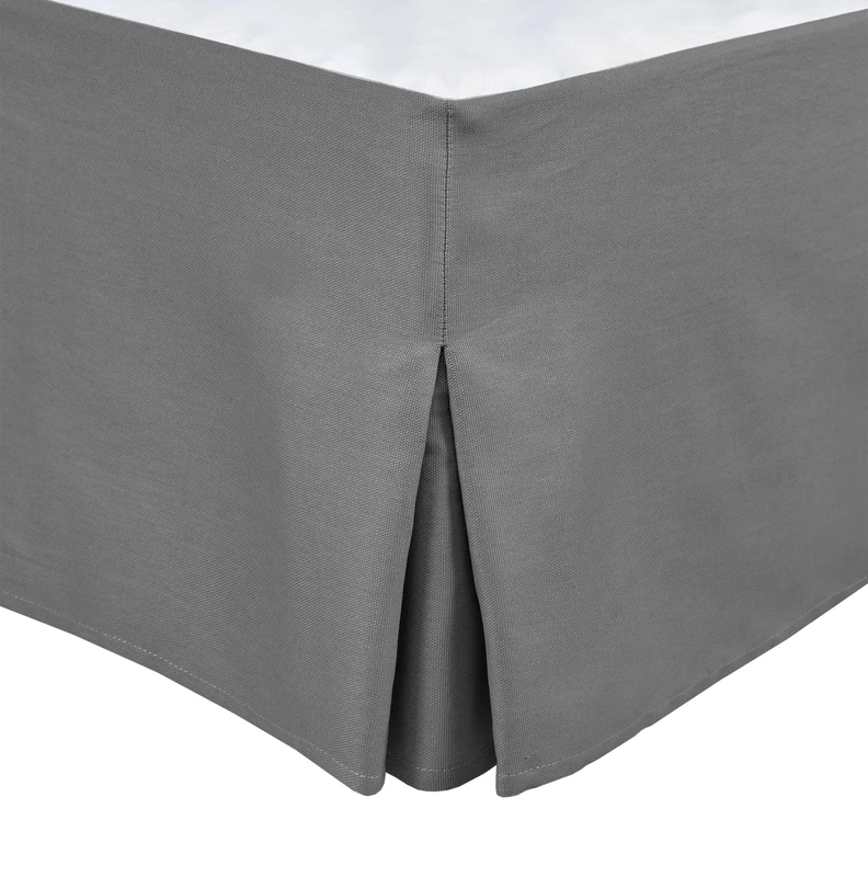 Bed Bumper Cover Bed Base 160 x 20 cm + 30 cm Charcoal Grey