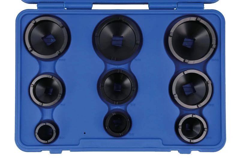 Laser 8914 External KM Lock Nut Socket Set - 9pc
