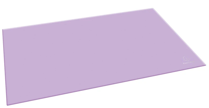 Exacompta - Ref 60164D - Box of 8 Aquarel Cardboard Desk Pads - Compatible with Optical and Laser mice - Wide Format Long and Short Depth - Size 585x385x5mm - Purple