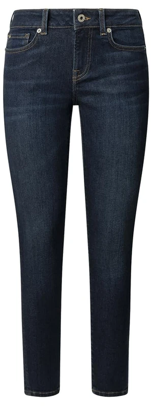 Pepe Jeans Women's Skinny Jeans LW SOHO Jeans, Blue(Denim-6FA), 24W/30L
