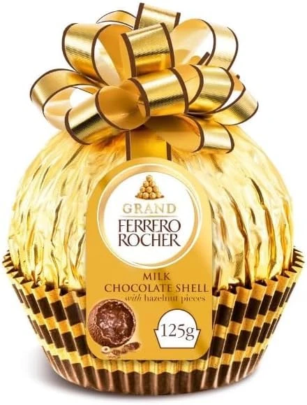 Farrero Rocher Grand Milk Chocolate Gift 125G Perfect Share For Any Occasion 2024(Original Milk Chocolate)