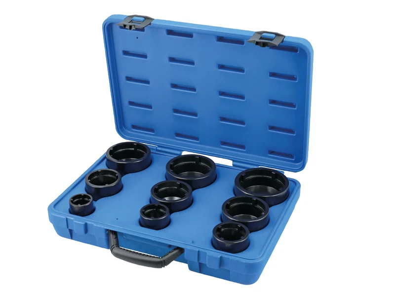 Laser 8913 Internal KM Lock Nut Socket Set - 9pc