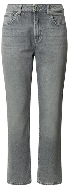 Pepe Jeans Women's Tapered Jeans HW Violet Jeans, Grey(Denim-8SA), 27W/28L