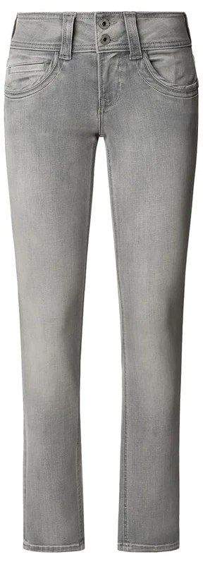 Pepe Jeans Women's Slim Jeans MW Iconic GEN Jeans, Blue(Denim-8AA), 28W/30L