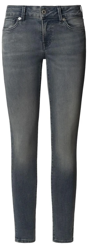 Pepe Jeans Women's Skinny Jeans LW SOHO Jeans, Blue(Denim-8AD), 25W/30L