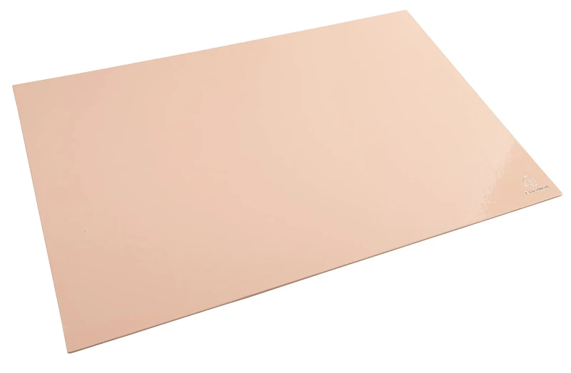 Exacompta - Ref 60161D - Box of 8 Aquarel Cardboard Desk Pads - Compatible with Optical and Laser mice - Wide Format Long and Short Depth - Dimensions 585x385x5mm - Coral