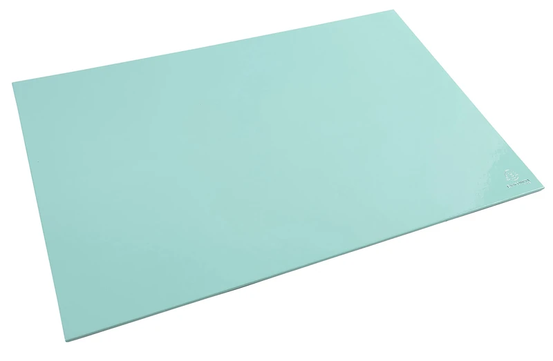 Exacompta - Ref 60163D - Box of 8 Aquarel Cardboard Desk Pads - Compatible with Optical and Laser mice - Wide Format Long and Short Depth - Size 585x385x5mm - Pastel Green