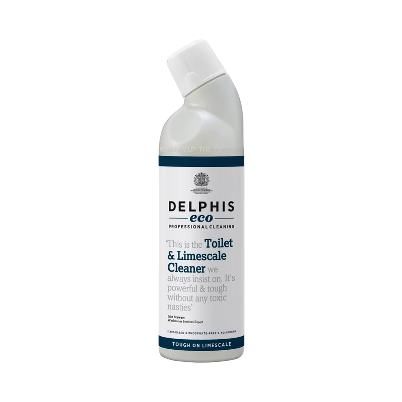 Delphis Eco Toilet & Limescale Cleaner 750ml | Eco Friendly | Toilet Cleaner Limescale Remover | Safe for Septic Tanks | Kills 99.99% of Bacteria