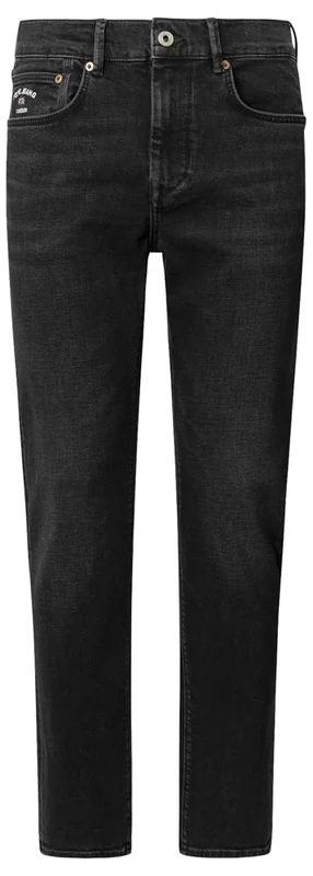Pepe Jeans Men's Slim Jeans Hatch FS Washed BLK Jeans, Blue(Denim), 34W/30L