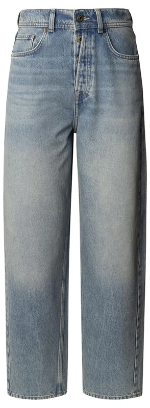Pepe Jeans Women's Barrel Jeans UHW Addison Jeans, Blue(Denim-2S0), 29W/28L