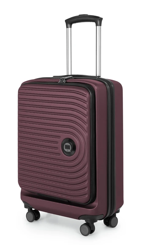 Hauptstadtkoffer - Middle - Hard Shell Luggage on Wheels, Burgundy, Toploader, Suitcase