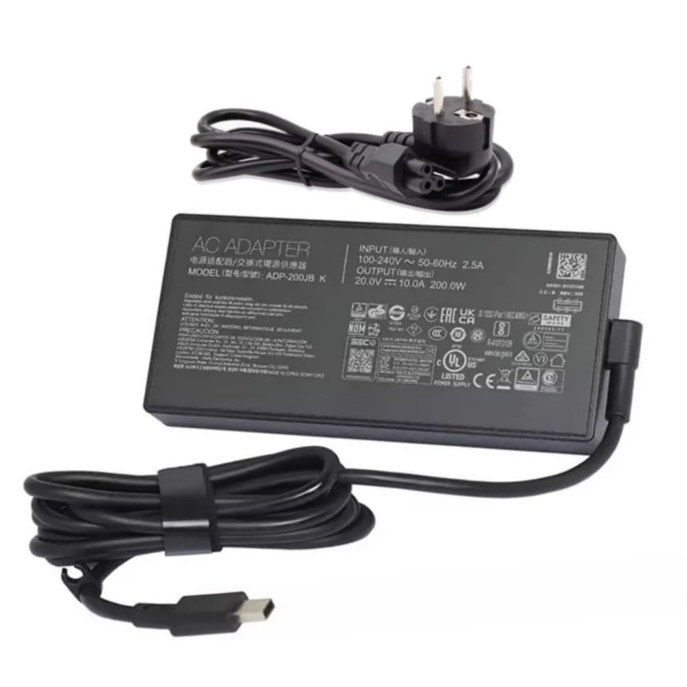 200W Charger for Asus ROG Zephyrus/TUF G16 G14 A14 A16 2024 GA605 GU605 GA403 GA605WV GA605WI GU605MI GU605MU GA403UV GA403UU GA403UI FA401UV FA401UU FA401WU FA401WV ProArt P16 PX13 HN7306 H7606