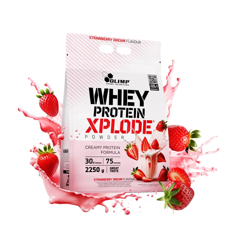 Olimp Whey Protein Xplode Powder - 2250g - Strawberry