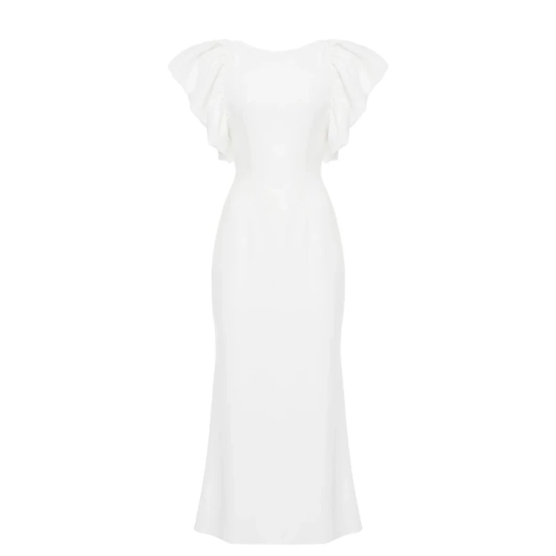 Swing Fashion Women's Rita_biala Cocktail Dress, White, 8