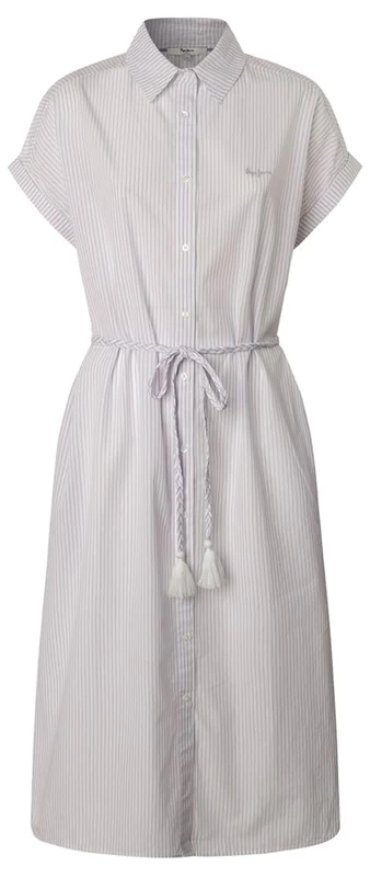 Pepe Jeans Women's Linda Dress Dress, Purple(Lilac), XL