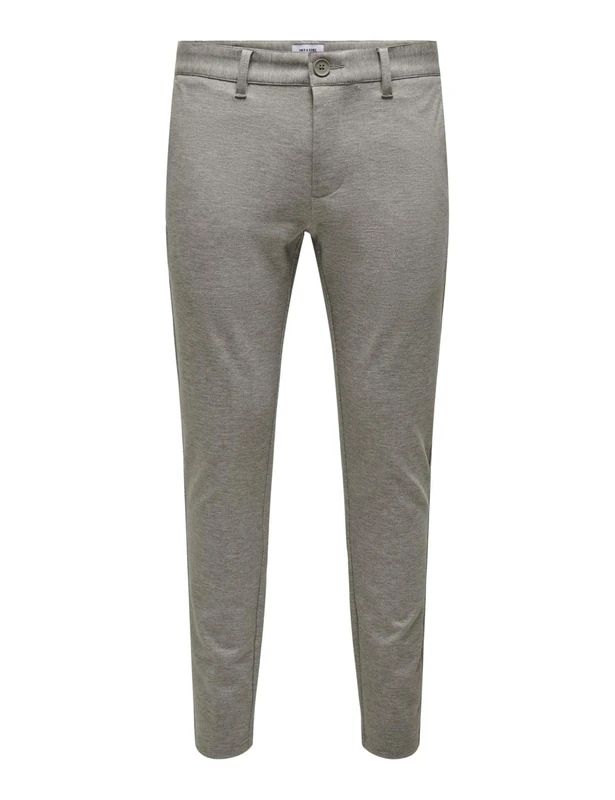 ONLY & SONS Men's Onsmark Slim Ditsy 020934 Pant Noos, Chinchilla, 28 W/34 L