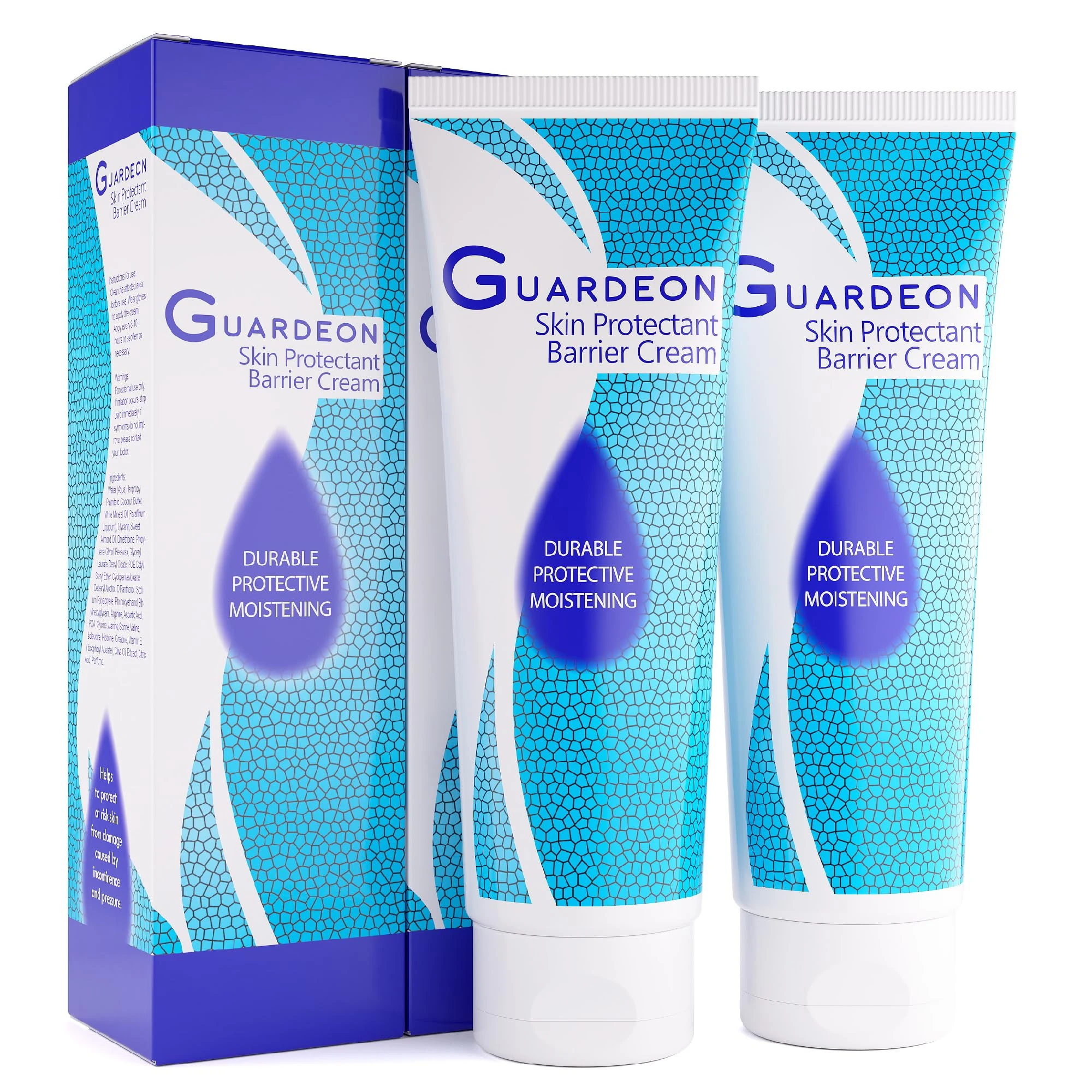 Guardeon Skin Protectant Barrier Cream for Adults Pack of 2 120g per Tube