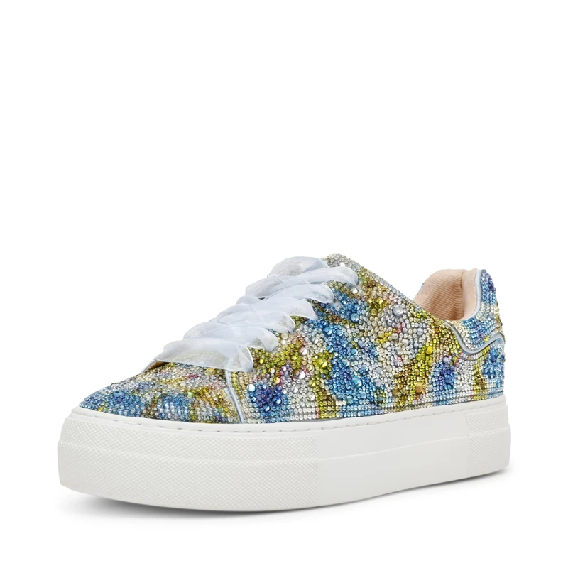 Betsey Johnson Women's Sidny Sneaker, Blue Tulip, 6.5 UK