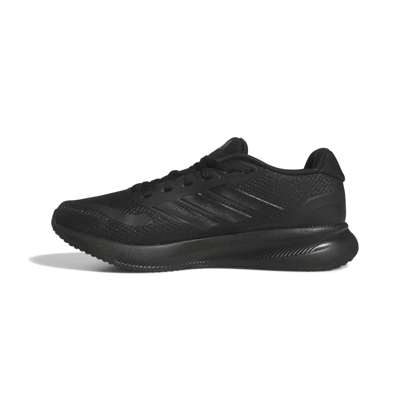 adidas Men's Runfalcon 5 Wide Running Shoes, CoreBlack/CoreBlack/FTWWHT, 13 UK