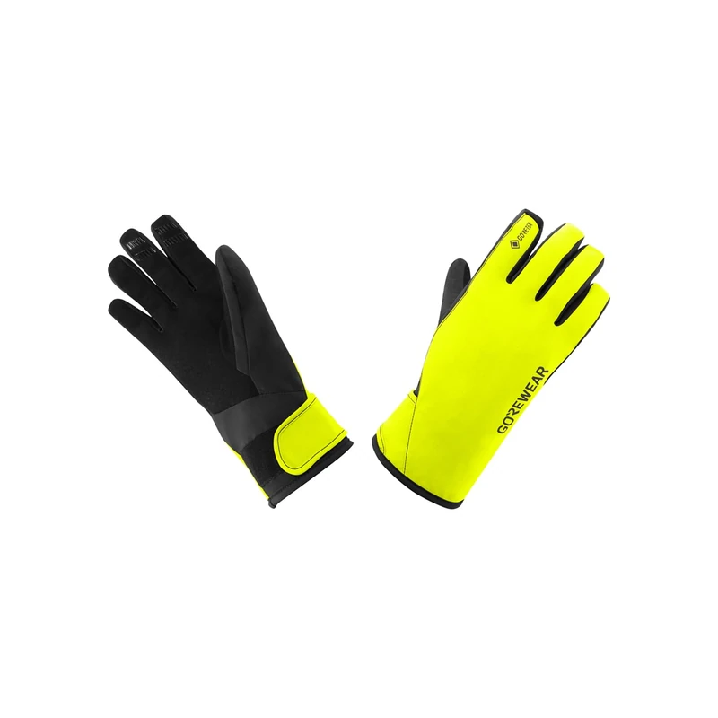 GOREWEAR GORE-TEX Insulated Gloves, Neon Yellow/Black, 11
