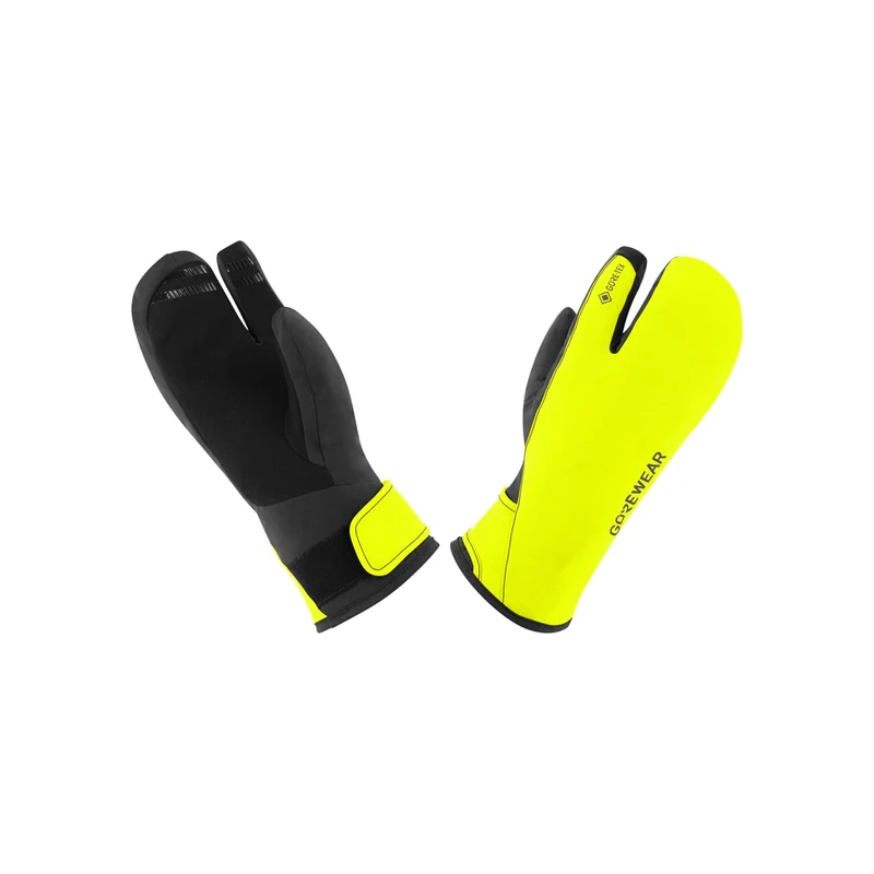 GOREWEAR GORE-TEX Insulated Trigger Gloves, Neon Yellow/Black, 5