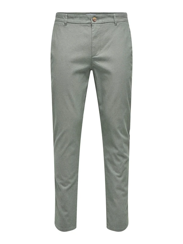 ONLY & SONS Onsmark Pete Slim Dobby 0058 Pant Noos, Ultimate Grey, 38 W/32 L