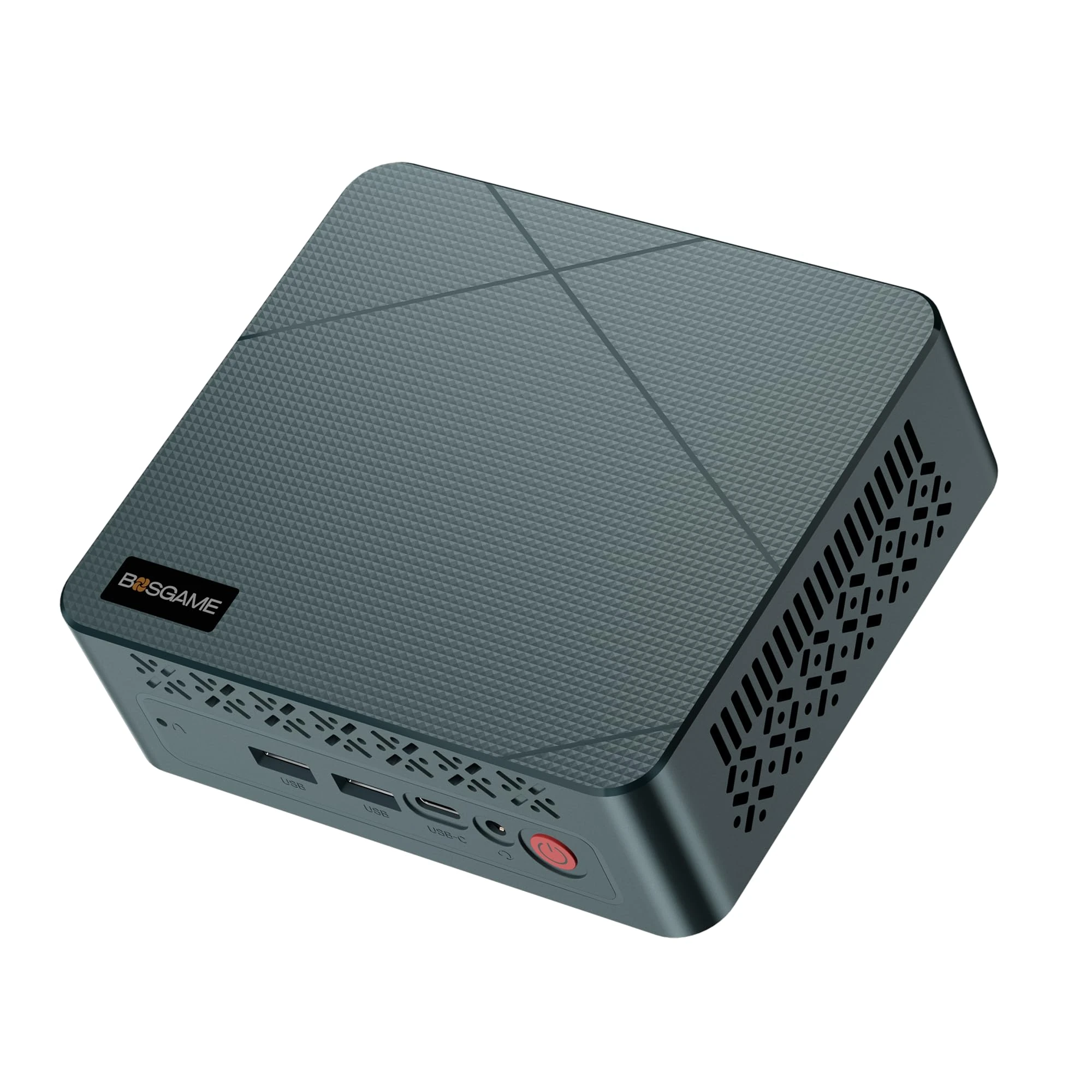 BOSGAME E2 Mini PC Ryzen 5 3550H Processor(4C/8T, Up to 3.7 Ghz) 16GB RAM 512GB NVMe SSD Mini Desktop Computers, Type-C, Dual HDMI 2.0, RJ45 LAN, Wi-Fi5/BT 5.0, for Business and Office
