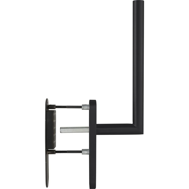 MARCHESI Sliding Door Handle with Mitre Handle and Shell Handle Stainless Steel Black Matt