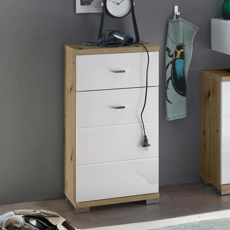 Julian Bowen White Pool Storage Cabinet