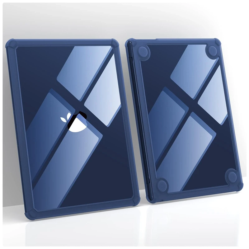 Soonjet for MacBook Air 15 inch Case M4 2025 2024 2023 M3 M2 [Profi ShockBumper] [Military Drop Protection] Hard Shell Laptop Cover - Crystal Midnight