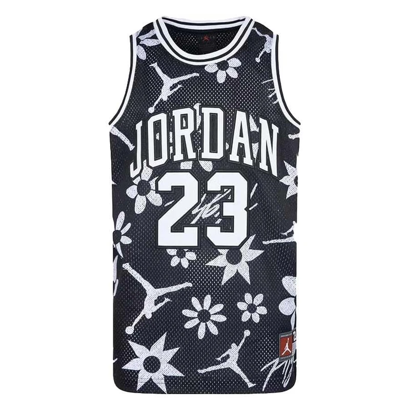 Nike Unisex Kids JDN Jordan 23 AOP Jersey, Black(White), XL - Image 1