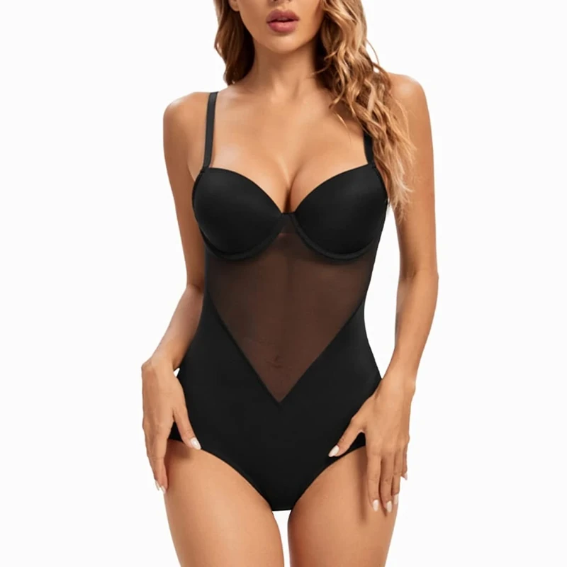 ZGYOZMNG Body Shapewear Women's Shapers Mesh Bodysuit Breathable Waist Trainer Butt Lifter Shaper Slimming Corset (A XLkod)