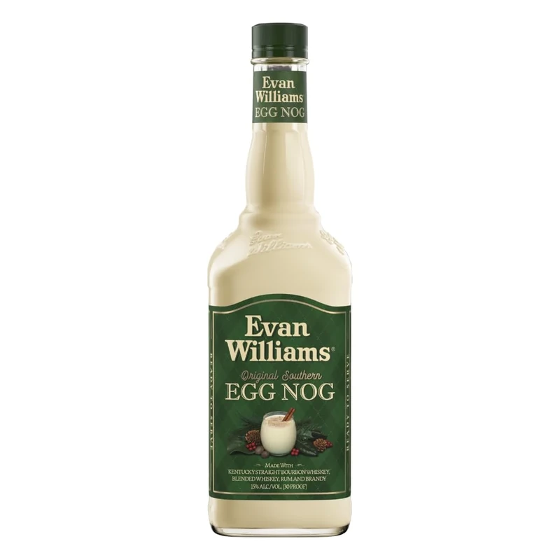 Evan Williams Original Southern Egg Nog | Made with Kentucky Straight Bourbon Whiskey | 70cl | 15% ABV