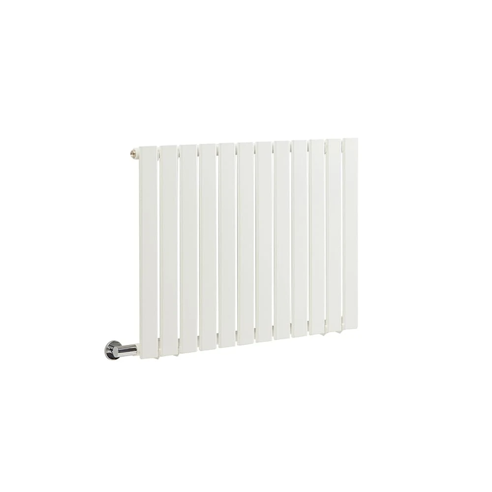 Milano Alpha 800W White Horizontal Single Flat Panel WiFi Electric Radiator - 635mm x 840mm