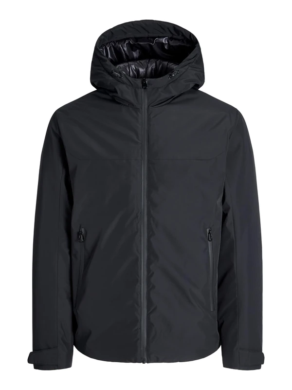 JACK & JONES Men's Jjebrandon Transitional Jacket Noos, Black, L, Black, L