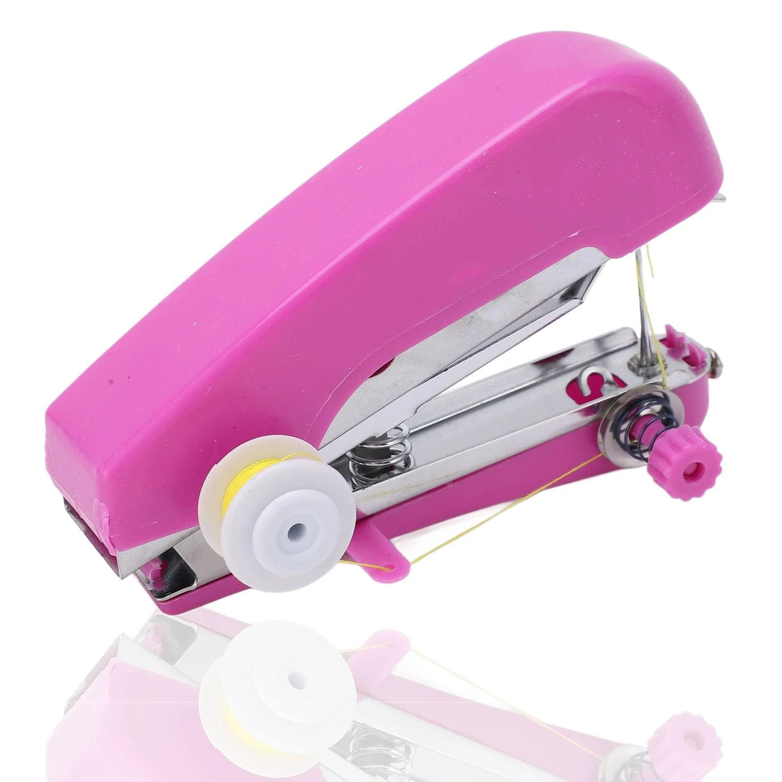 Handheld Sewing Machine, Mini Sewing Machine for Fast Stitching with Sewing Supplies Suitable for Clothes, Jeans, Home DIY, Travel