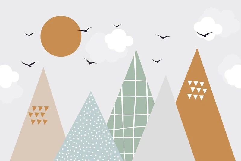 A.S. Création Wallpaper Pampas Sky 3,75 m x 2,50 m - WALLLOVE Wallpaper Nature in Beige, Blue incl. Paste - DD129604