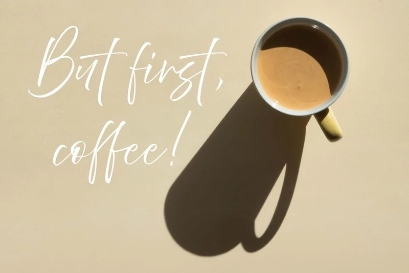 A.S. Création Wallpaper First Coffee II 3,75 m x 2,50 m - WALLLOVE Wallpaper Brown in Beige, incl. White Paste - DD129610