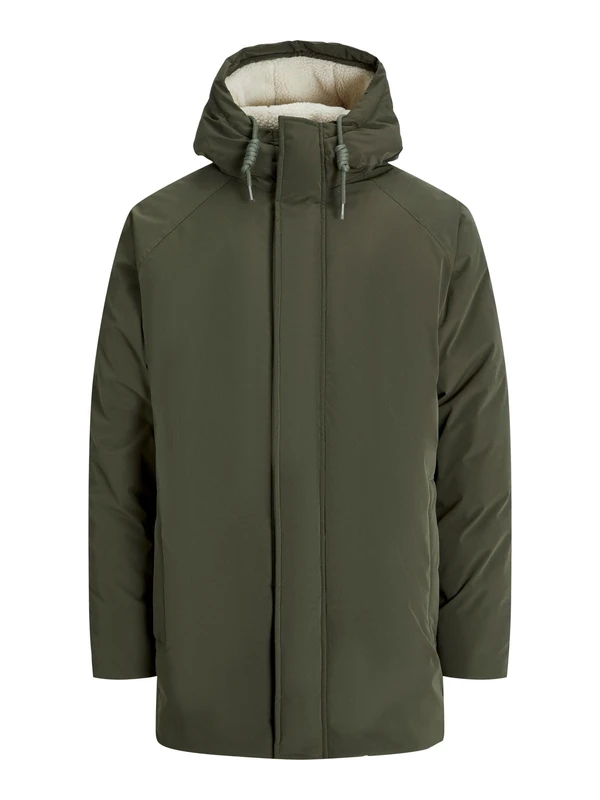JACK & JONES Men's Jjewood Parka Sn, Forest Night, S, Forest Night, S