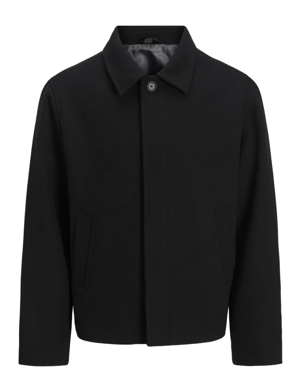 JACK & JONES Men's Jjeharrison Short Coat Sn, black, XL