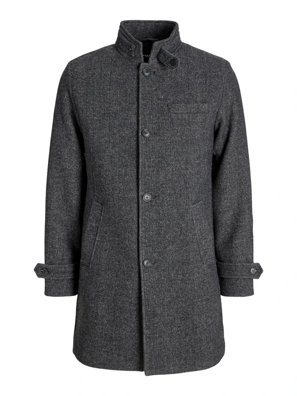 JACK & JONES Jjemelton Wool Blend Coat Sn, grey melange, XL